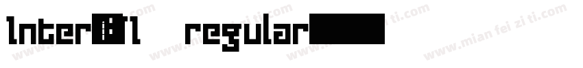 Inter-UI regular字体转换